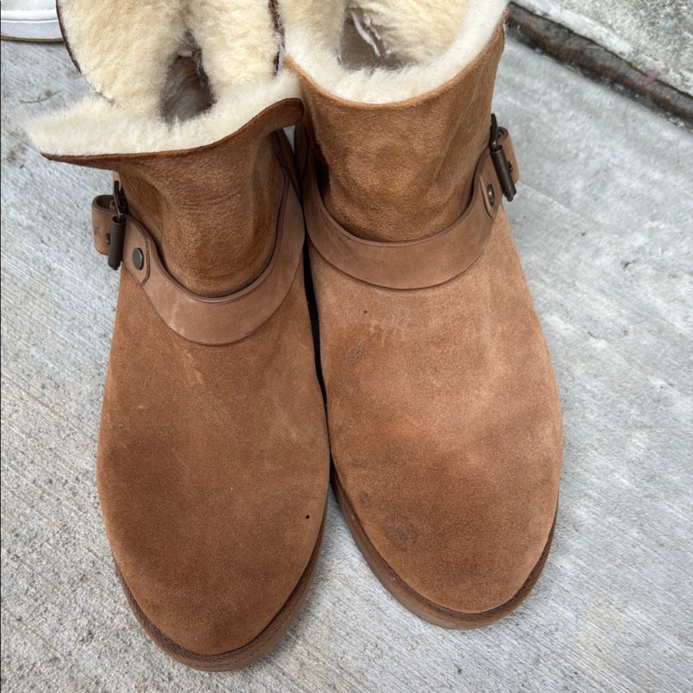 UGG Chestnut Suede Boots
